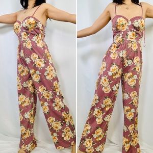 BAND OF GYPSIES Spaghetti Strap Romper/Jum…